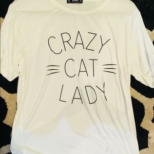 Crazy cat lady T-shirt